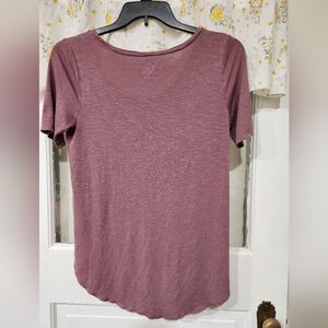 Maurices Dusty Rose Short Sleeve Tee